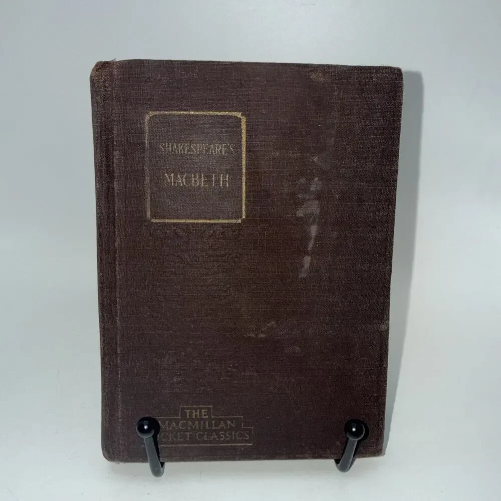 Antique 1924 Shakespeare’s Macbeth, The McMillan Pocket Classics